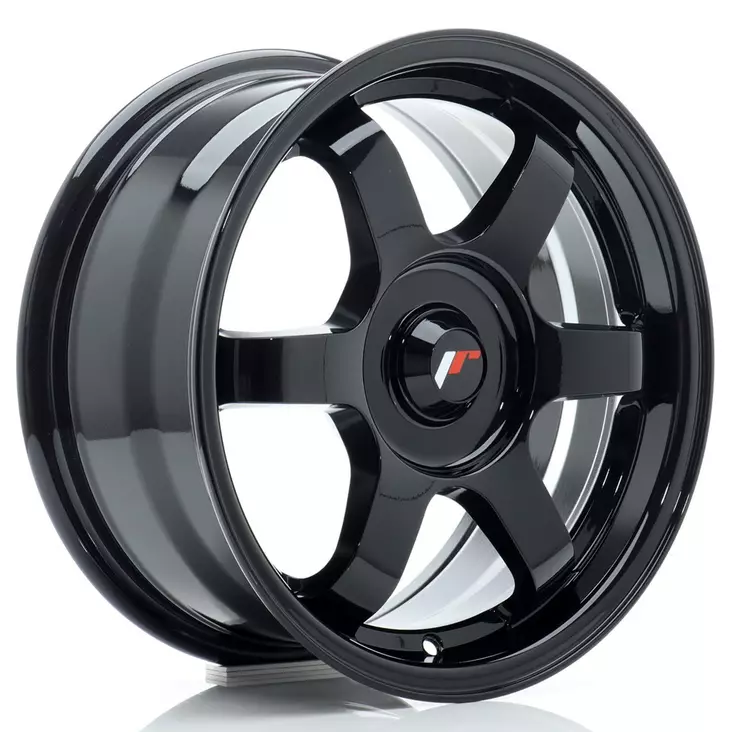 JR Wheels JR3 15x7 ET25-42 BLANK Gloss Black - Japan Racing vanteet - 5902211988632 - 1