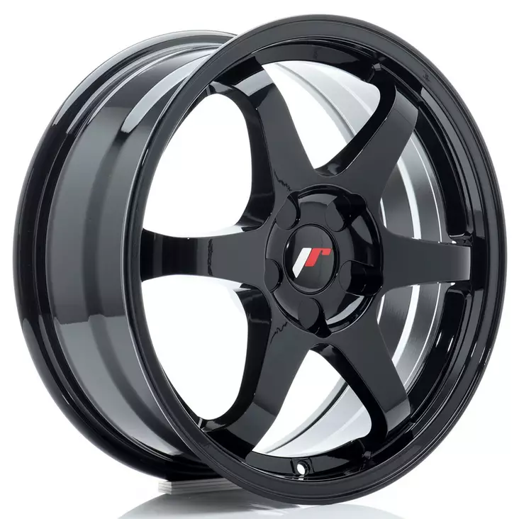 JR Wheels JR3 17x7 ET20-42 5H BLANK Gloss Black - Japan Racing vanteet - 5902211989042 - 1