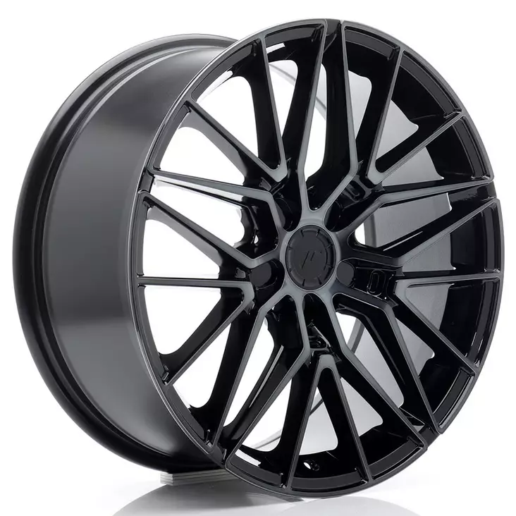 JR Wheels JR38 18x8 ET20-45 5H BLANK Black Machined w/Tinted Face - Japan Racing vanteet - 5902211974062 - 1
