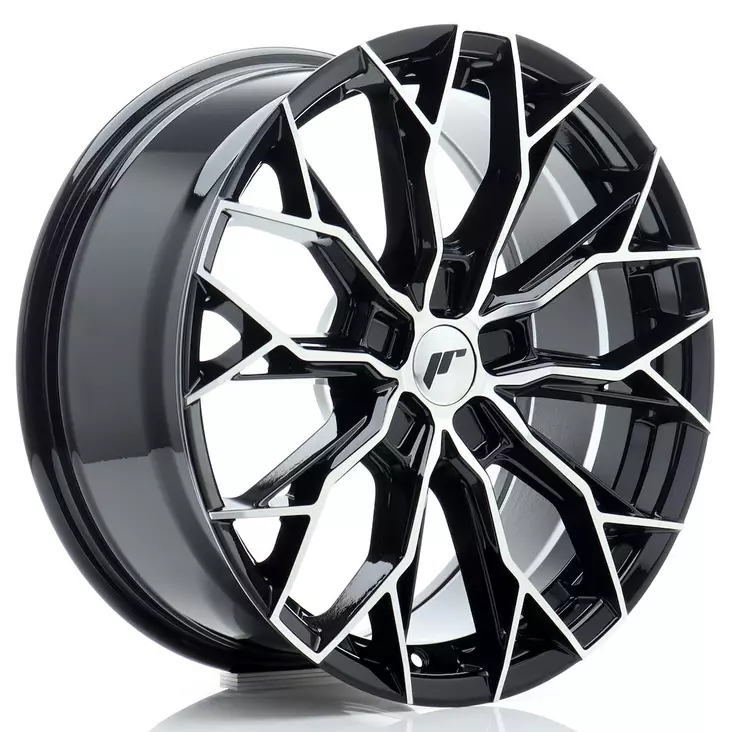 JR Wheels JR49 18x8 ET20-42 5H BLANK Gloss Black Machined Face - Japan Racing vanteet - 5906871104012 - 1