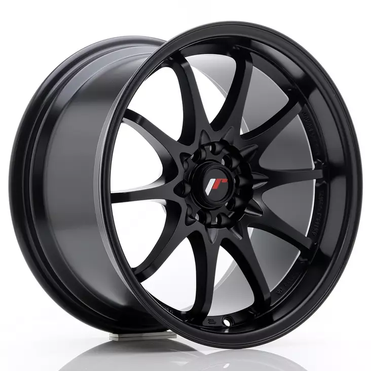 JR Wheels JR5 17x9,5 ET25 5x100/114,3 Matt Black - Japan Racing vanteet - 5902211907572 - 1