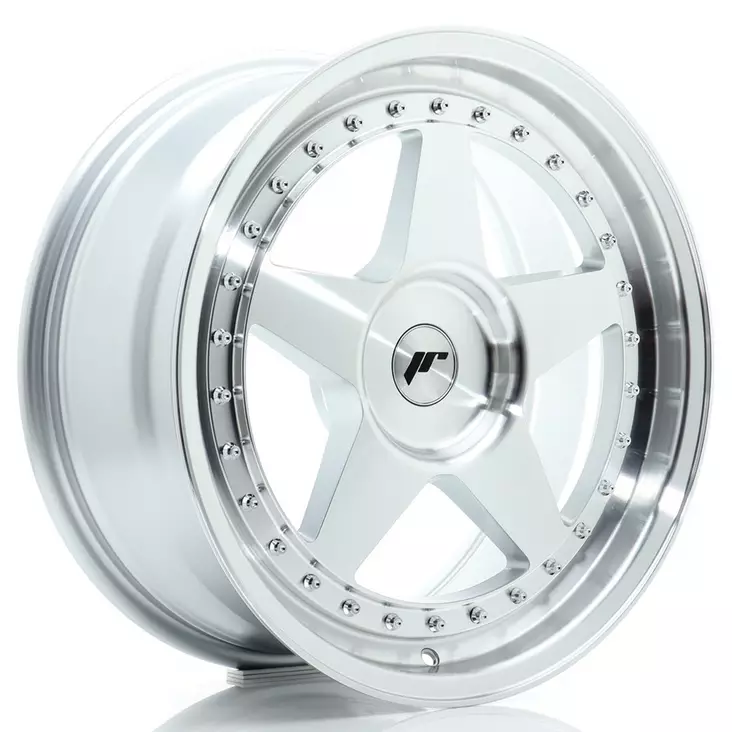 JR Wheels JR6 18x8,5 ET20-40 BLANK Silver Machined Face - Japan Racing vanteet - 5902211999492 - 1