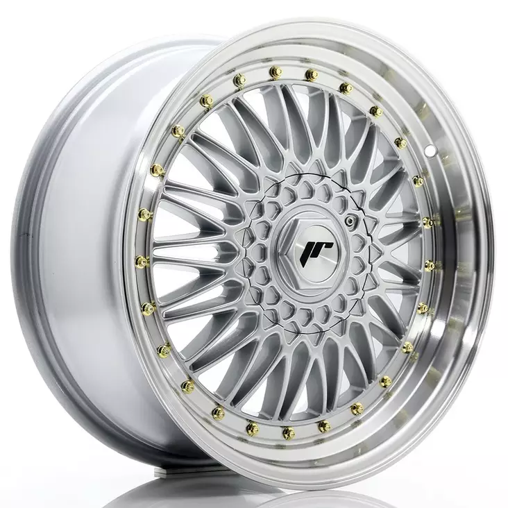 JR Wheels JR9 18x8 ET40 5x112/114 Silver w/Machined Lip - Japan Racing vanteet - 5902211907992 - 1