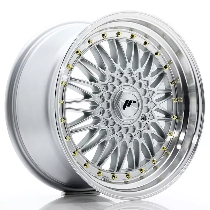 JR Wheels JR9 18x9 ET40 5x112/114 Silver w/Machined Lip - Japan Racing vanteet - 5902211908012 - 1