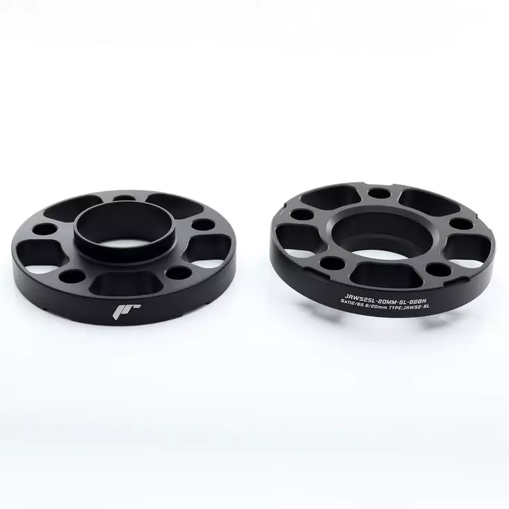 JRWS2-SL Spacers 10mm 5x112 57,1 57,1 Black (Super Light Series) - Spacerit - 5906871119382 - 1