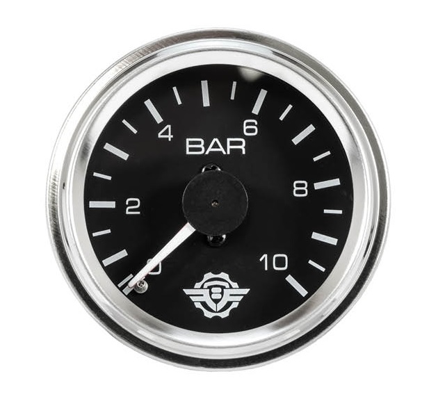 Painemittari kahdella neulalla 10bar - Ilma-alustan tarvikkeet - 7750000000502 - 1