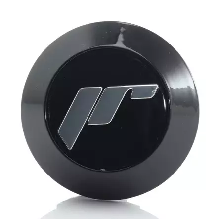 Center Cap JR3 Black + Silver "JR" letters - Vanteiden keskikupit - 5902211994633 - 1