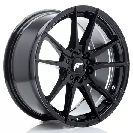 JR Wheels JR21 17x8 ET35 5x108/112 Gloss Black - Japan Racing vanteet - 5902211996033 - 1