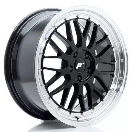 JR Wheels JR23 19x8,5 ET45 5x112 Gloss Black w/Machined Lip - Japan Racing vanteet - 5902211995463 - 1