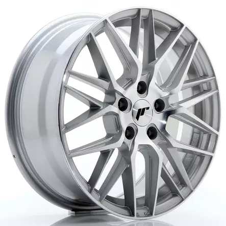JR Wheels JR28 17x7 ET35 5x100 Silver Machined Face - Japan Racing vanteet - 5902211946243 - 1