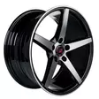 Capitano Black Polished 8.5x19 - Alumiinivanteet muut merkit - 6438431045613 - 3
