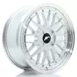 JR Wheels JR23 17x8 ET20-45 4H BLANK Hyper Silver w/Machined Lip - Japan Racing vanteet - 5902211995043 - 1