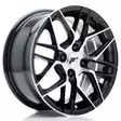 JR Wheels JR28 15x7 ET25 4x100 Gloss Black Machined Face - Japan Racing vanteet - 5902211980643 - 1