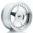 JR Wheels JR6 15x7 ET20-35 BLANK Silver Machined Face - Japan Racing vanteet - 5902211998853 - 1