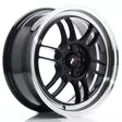 JR Wheels JR7 16x7 ET38 4x100/114 Gloss Black w/Machined Lip - Japan Racing vanteet - 5902211917953 - 1
