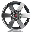 Barzetta Toro TitaniumPolish vanne Pakettiautoihin 6x120 16x7 ET50 74.6 - Alumiinivanteet muut merkit - 6438431050853 - 2