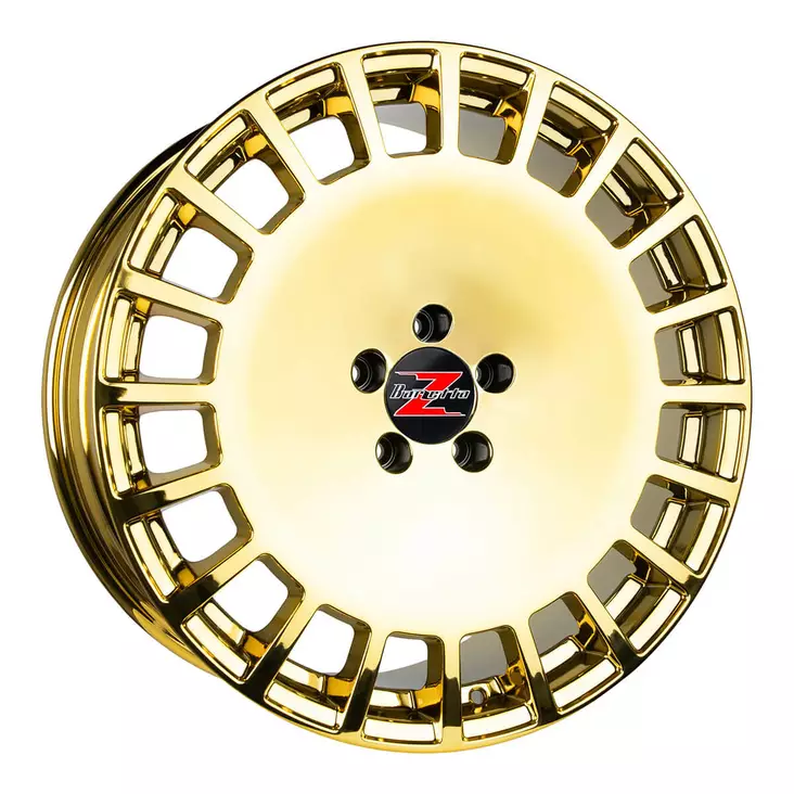 Barzetta Glorioso Gold Chrome Vanne 5x112 20x8.5 ET35 - Alumiinivanteet muut merkit - 6438431035843 - 1