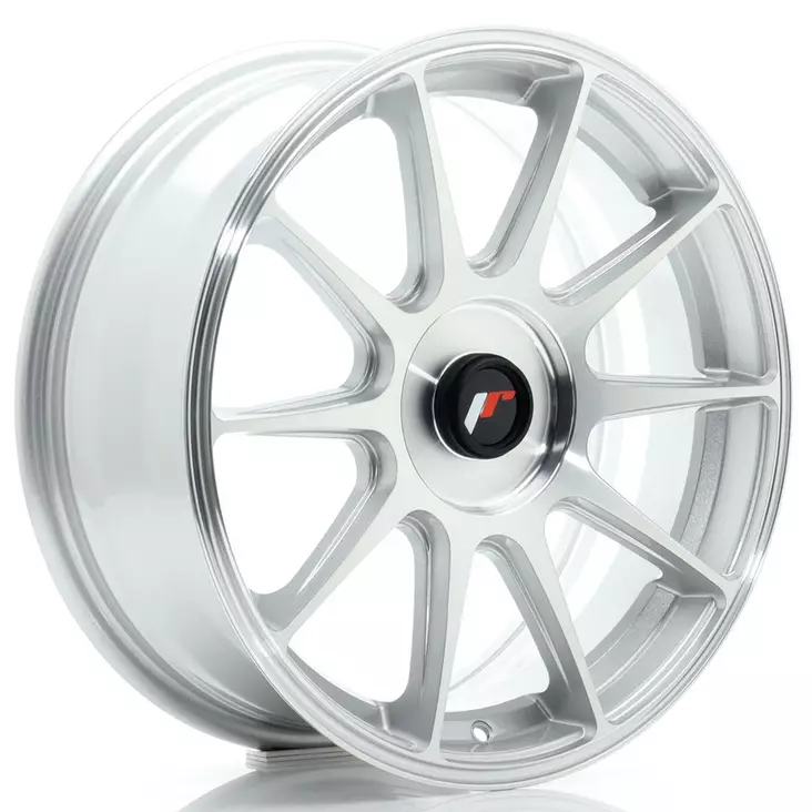 JR Wheels JR11 17x7 ET20-38 BLANK Silver Machined - Japan Racing vanteet - 5902211997443 - 1