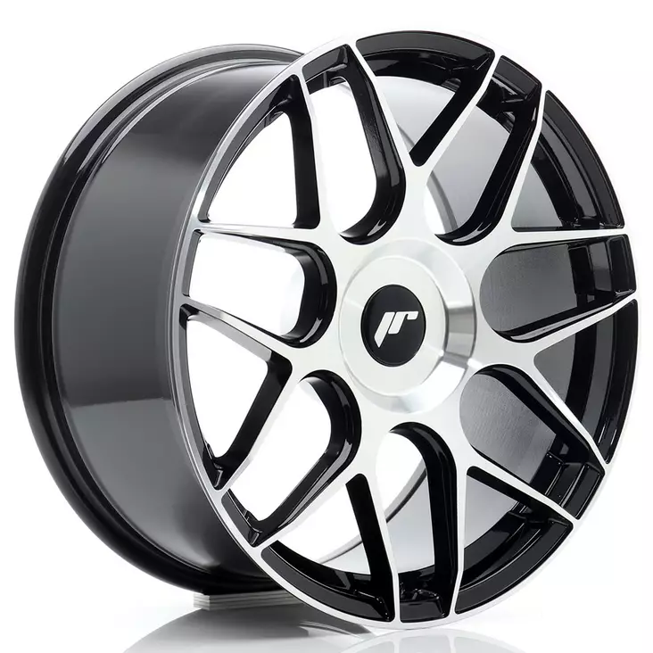 JR Wheels JR18 18x8,5 ET35 5x112 Black Machined - Japan Racing vanteet - 5906871114523 - 1