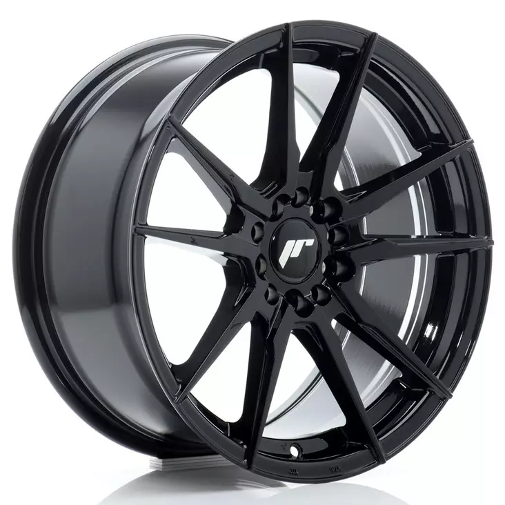 JR Wheels JR21 17x8 ET35 5x108/112 Gloss Black - Japan Racing vanteet - 5902211996033 - 1