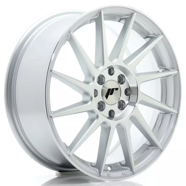 JR Wheels JR22 17x7 ET25 4x100/108 Silver Machined Face - Japan Racing vanteet - 5902211973973 - 1