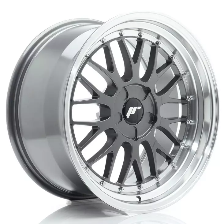 JR Wheels JR23 18x9,5 ET20-48 5H BLANK Hyper Gray w/Machined Lip - Japan Racing vanteet - 5902211995333 - 1