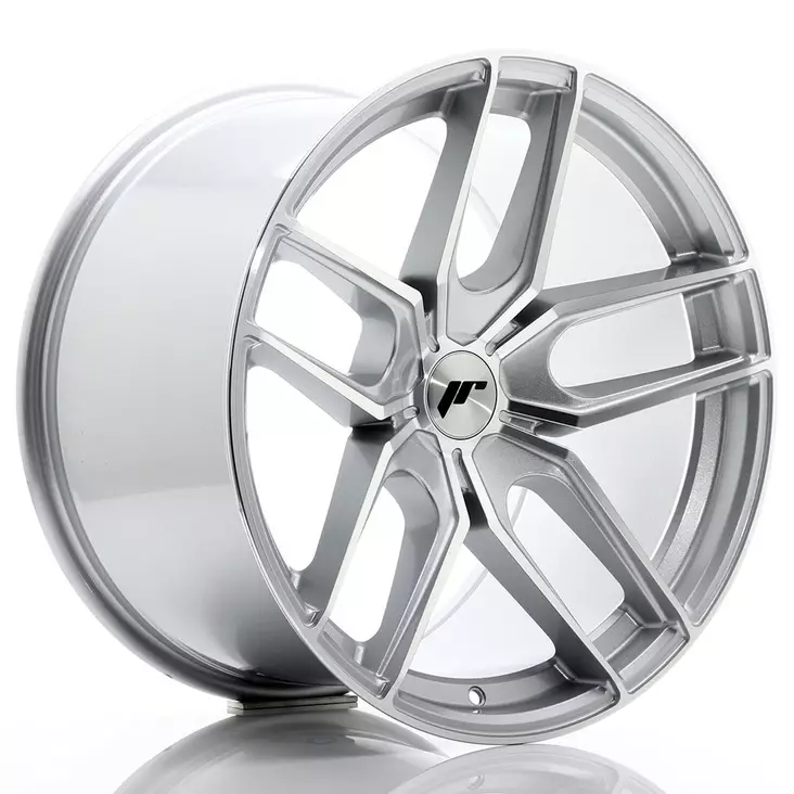 JR Wheels JR25 19x11 ET20-40 5H BLANK Silver Machined Face - Japan Racing vanteet - 5902211925583 - 1