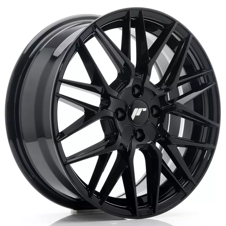 JR Wheels JR28 17x7 ET40 4x100 Glossy Black - Japan Racing vanteet - 5902211957843 - 1