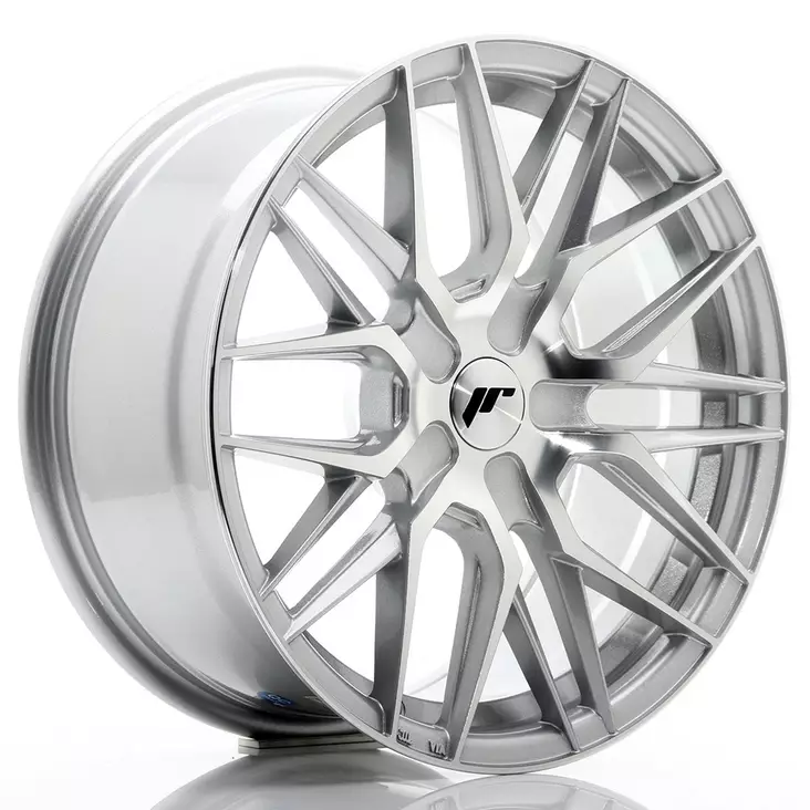 JR Wheels JR28 17x8 ET25-40 BLANK Silver Machined Face - Japan Racing vanteet - 5902211936763 - 1
