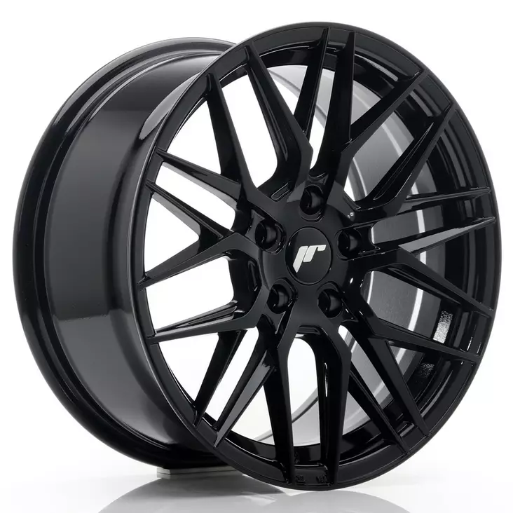 JR Wheels JR28 17x8 ET40 5x114,3 Glossy Black - Japan Racing vanteet - 5902211957973 - 1