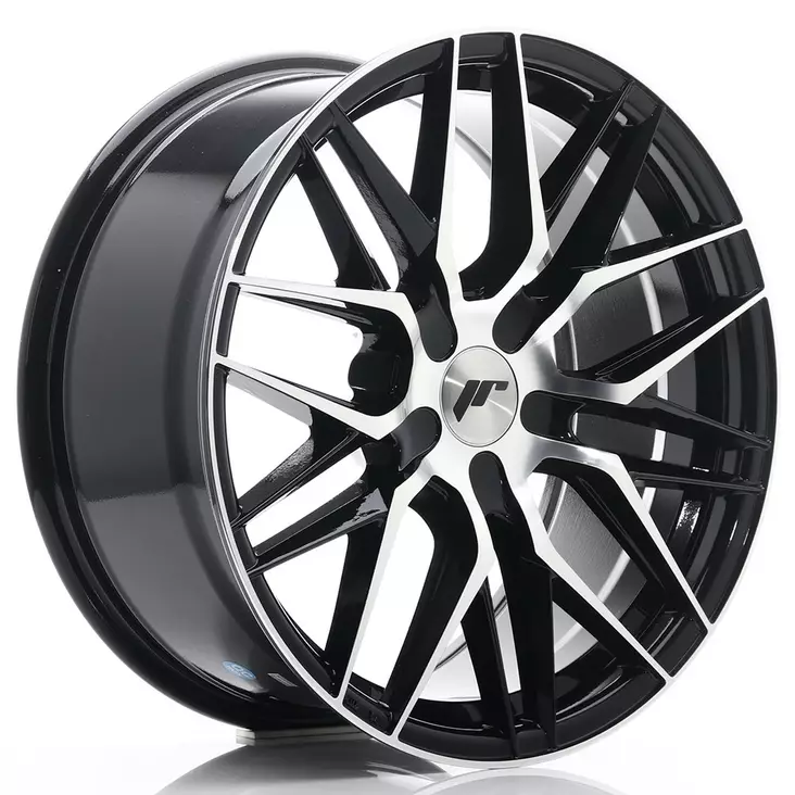 JR Wheels JR28 18x8,5 ET20-40 5H BLANK Gloss Black Machined Face - Japan Racing vanteet - 5902211928973 - 1