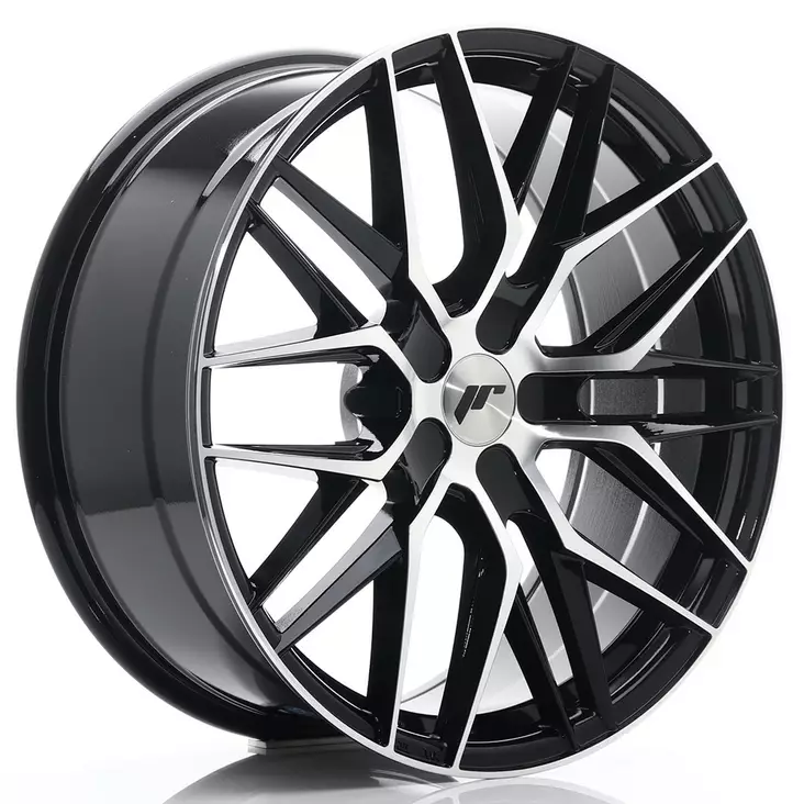 JR Wheels JR28 20x8,5 ET20-40 5H BLANK Gloss Black Machined Face - Japan Racing vanteet - 5902211929413 - 1