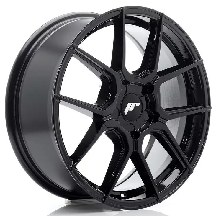 JR Wheels JR30 17x7 ET20-40 5H BLANK Gloss Black - Japan Racing vanteet - 5902211900023 - 1