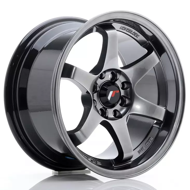 JR Wheels JR3 15x8 ET25 4x100/108 Hyper Black - Japan Racing vanteet - 5902211908913 - 1