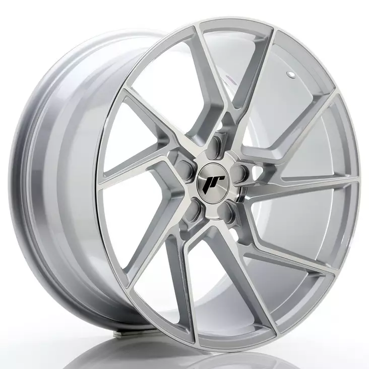JR Wheels JR33 20x10 ET20-40 5H BLANK Silver Machined Face - Japan Racing vanteet - 5902211941583 - 1