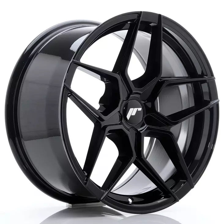 JR Wheels JR34 18x9 ET20-42 5H BLANK Glossy Black - Japan Racing vanteet - 5902211950783 - 1