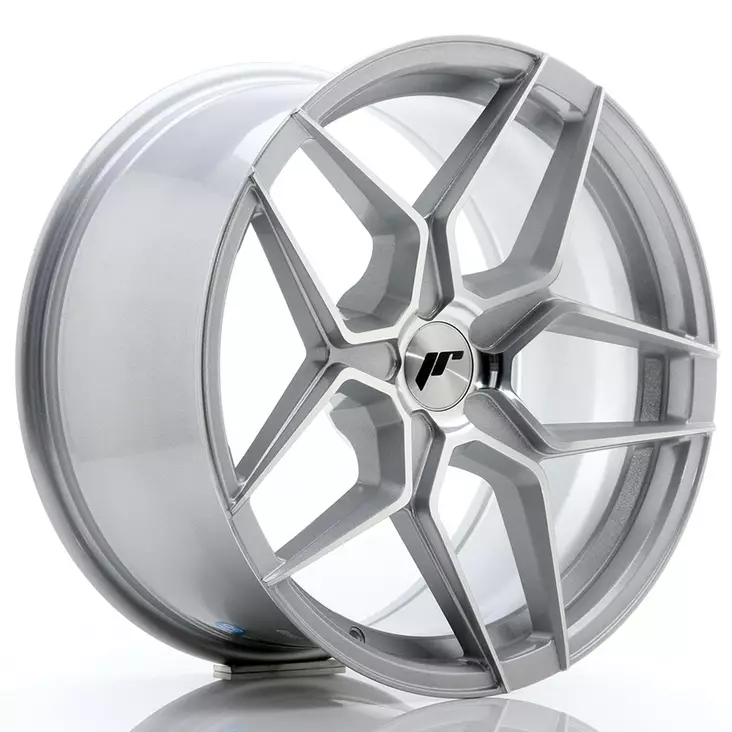 JR Wheels JR34 18x9 ET20-42 5H BLANK Silver Machined Face - Japan Racing vanteet - 5902211950813 - 1