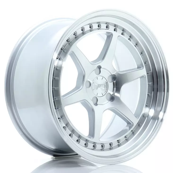 JR Wheels JR43 18x9,5 ET15-35 5H BLANK Silver w/Machined Face - Japan Racing vanteet - 5902211960713 - 1