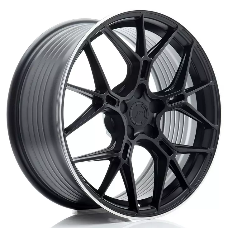 JR Wheels JR51 19x8,5 ET20-45 5H BLANK Satin Black w/ Machined Lip - Japan Racing vanteet - 5906871146593 - 1