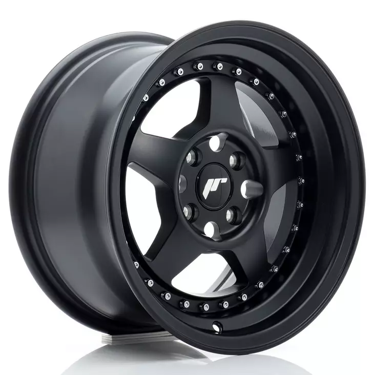 JR Wheels JR6 15x8 ET25 4x100 Matt Black - Japan Racing vanteet - 5902211999003 - 1