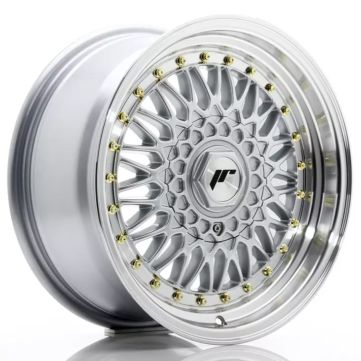 JR Wheels JR9 16x7,5 ET25 4x100/108 Silver w/Machined Lip - Japan Racing vanteet - 5902211919643 - 1