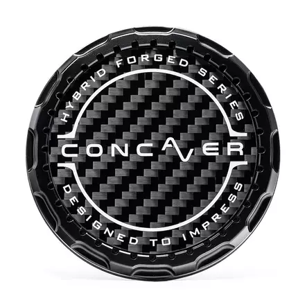 Concaver Premium Center Cap - Classic Carbon - Black Anodized - Vanteiden keskikupit - 5906871153744 - 1
