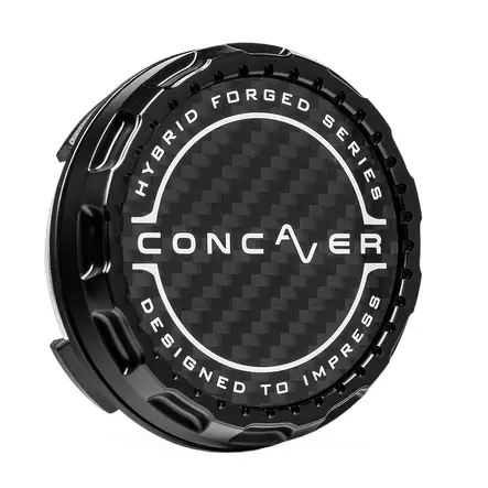 Concaver Premium Center Cap - Classic Carbon - Black Anodized - Vanteiden keskikupit - 5906871153744 - 2