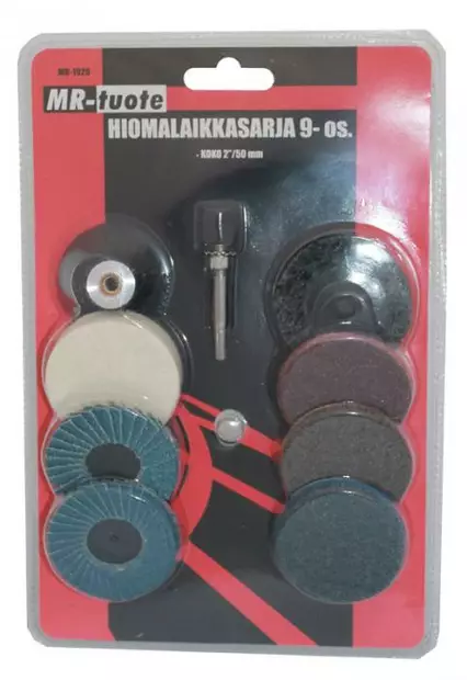 Hiomalaikkasarja 9 osaa - Hionta- ja katkaisutyökalut - 6430032157924 - 2