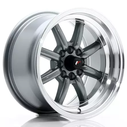 JR Wheels JR19 15x8 ET0 4x100/108 Gun Metal - Japan Racing vanteet - 5902211926214 - 1