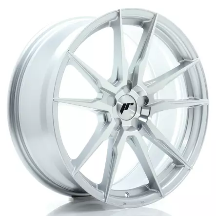 JR Wheels JR21 19x8,5 ET45 5x108 Silver Machined - Japan Racing vanteet - 5906871169844 - 1