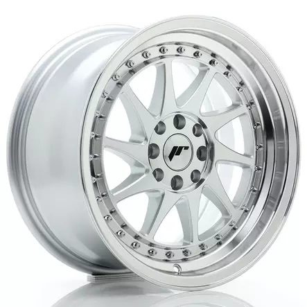 JR Wheels JR26 16x8 ET25 4x100/108 Silver Machined Face - Japan Racing vanteet - 5902211976004 - 1