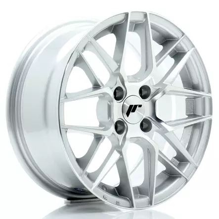 JR Wheels JR28 15x7 ET25 4x100 Silver Machined Face - Japan Racing vanteet - 5902211980674 - 1