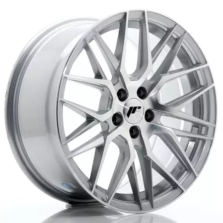 JR Wheels JR28 17x8 ET40 5x112 Silver Machined Face - Japan Racing vanteet - 5902211936824 - 1