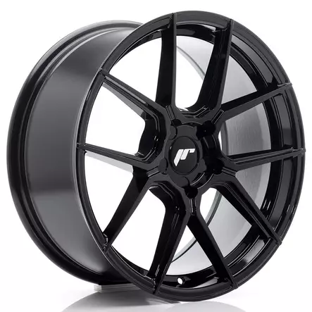 JR Wheels JR30 18x8 ET20-40 BLANK Gloss Black - Japan Racing vanteet - 5906871153294 - 1